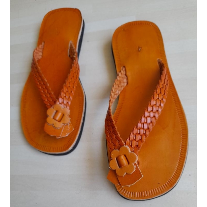 RASTEIRINHA CHINELO DEDO SANDALIA COURO NATURAL LEGÍTIMO
