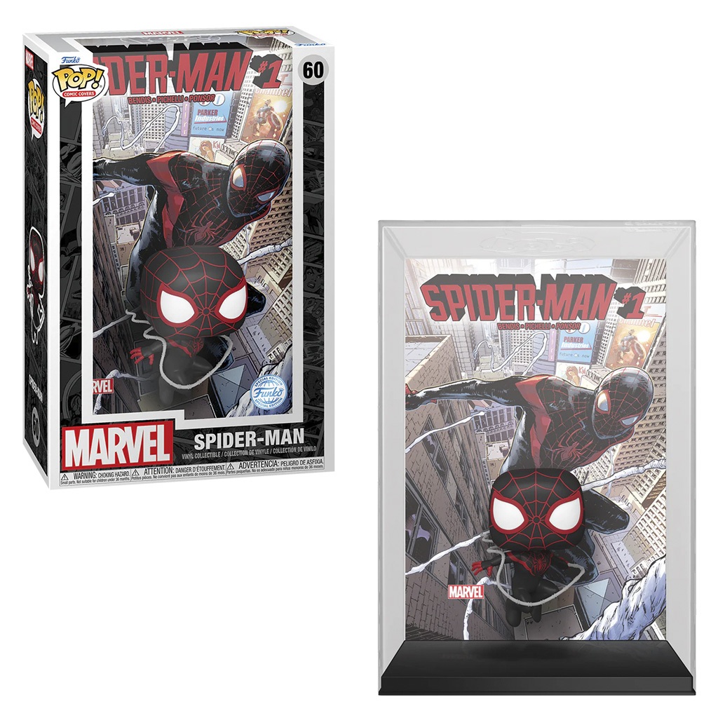 FUNKO POP COMIC COVERS SPIDER-MAN #1 EXCLUSIVE - SPIDER MAN 60 (81838) NOVO ORIGINAL