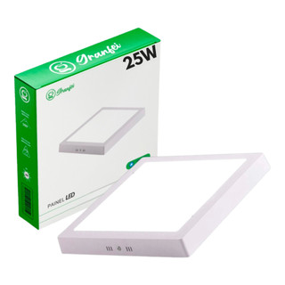 Luminária Painel Plafon Led 12W 18W 24W Sobrepor Quadrado Redondo Branco Frio Quente Neut…