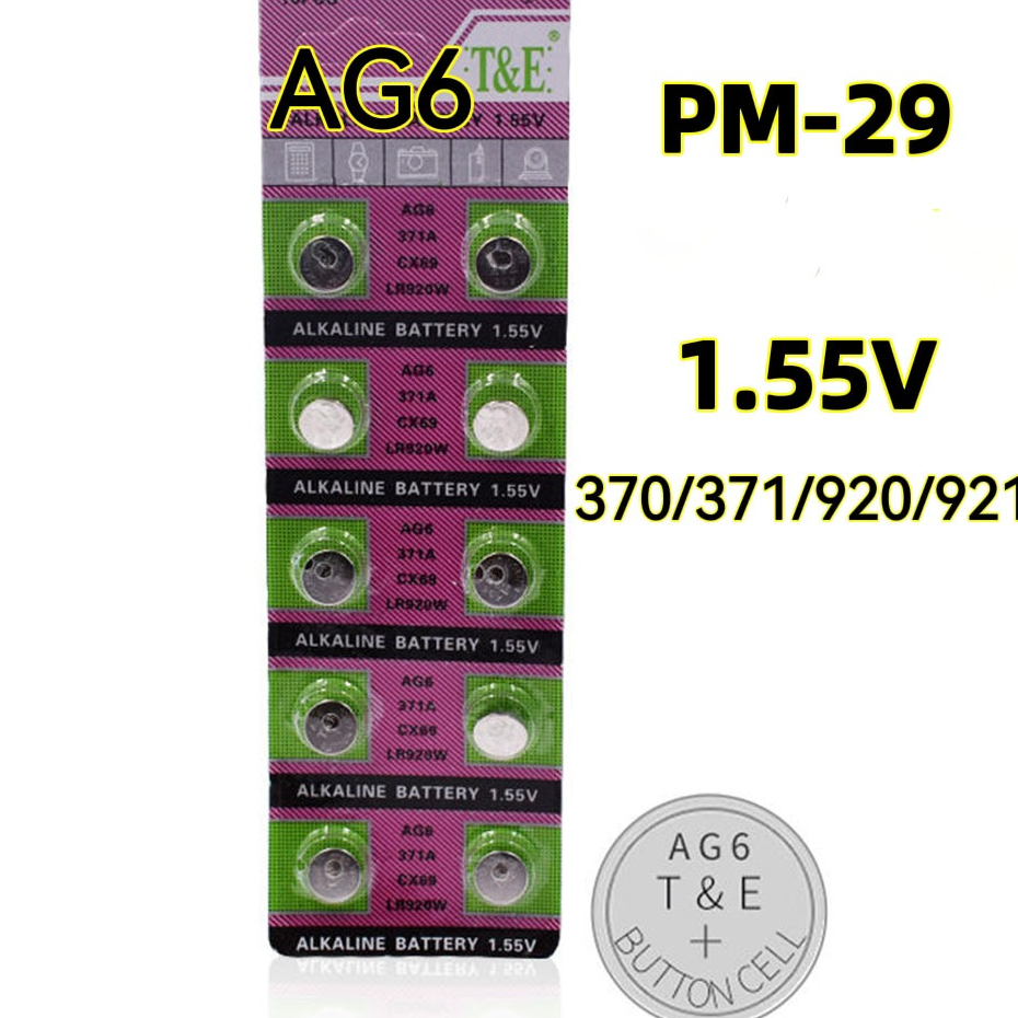 Baterias Ag6 Lr920 1.5v Alcalina Cartela C/10 Unidades