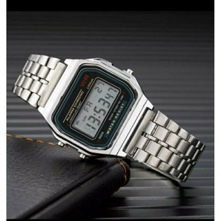 Relógio Militar Eletrônico Digital Unisexo Homem Unisexo Ouro Prata Retro Aço Inoxidável Eletrônico Digital em Oferta na Shopee