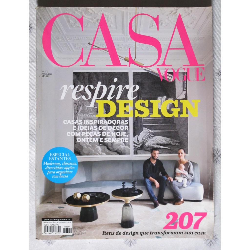 Revista - Casa Vogue - Respire design - N°344