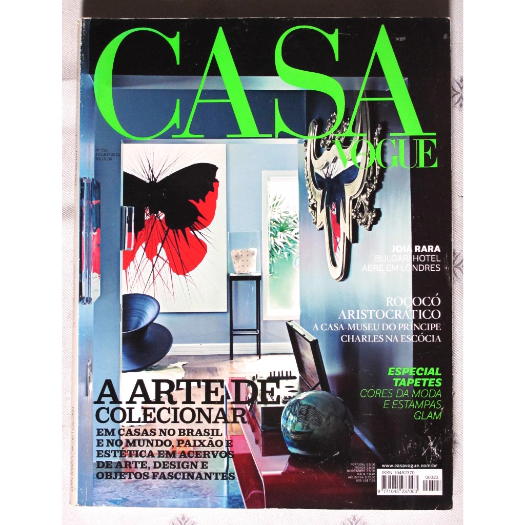 Revista - Casa Vogue - A arte de colecionar - N°323