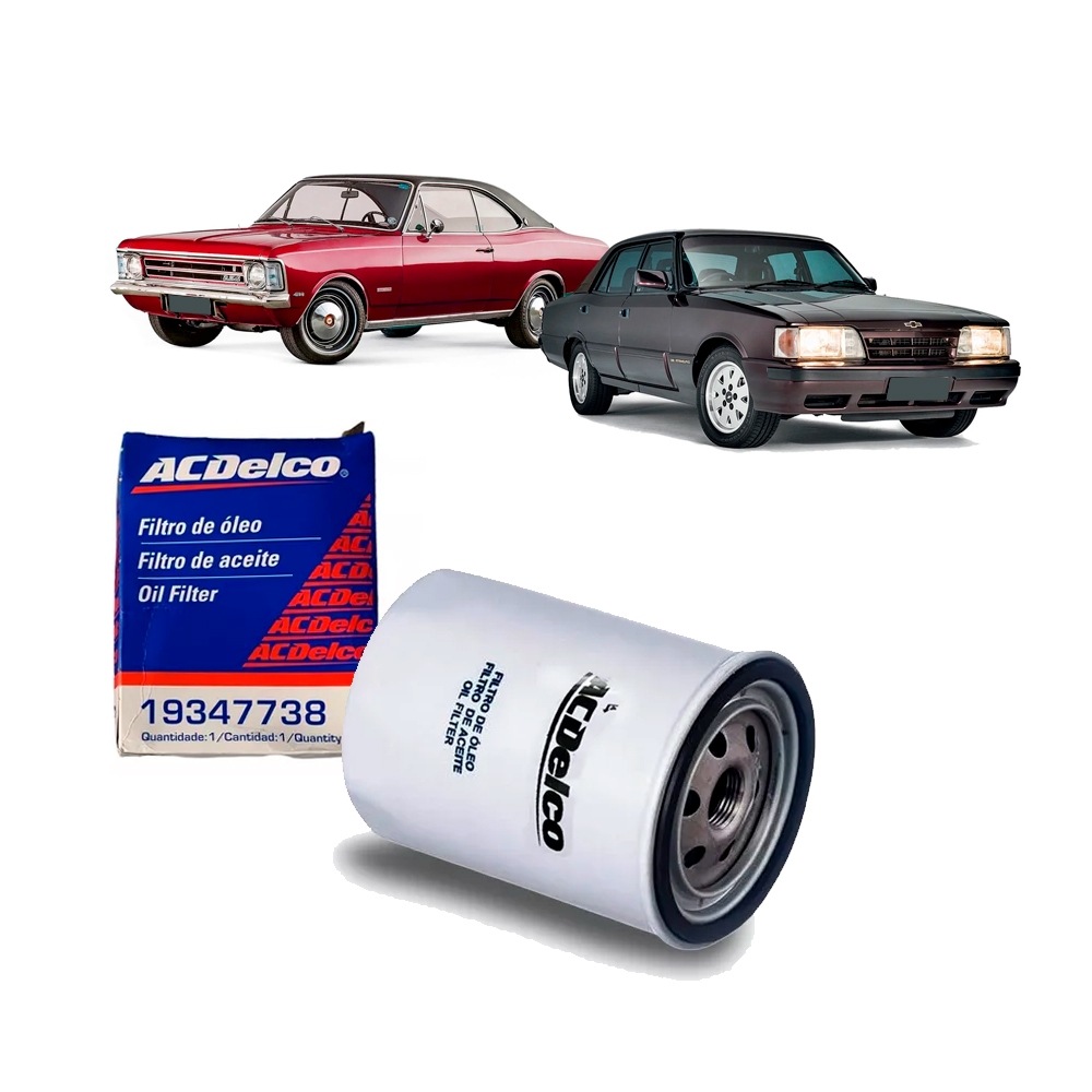 Filtro Oleo Do Motor - Opala 1987 1988 1989 19347738 Acdelco