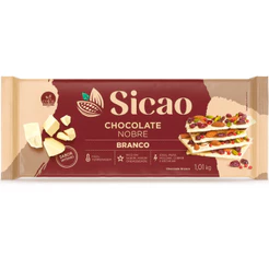 Sicao Barra de Chocolate Nobre Branco 1,01Kg