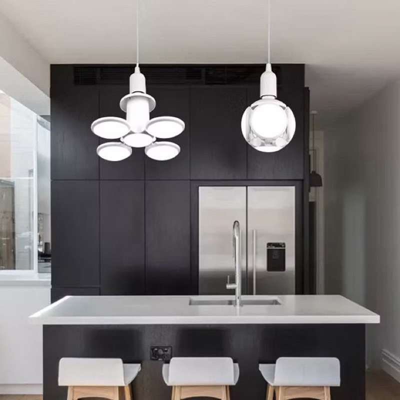 Lâmpada Led 40w Bola Pétalas Dobrável Ajustável Forte Decoração Casa Escritório Salão