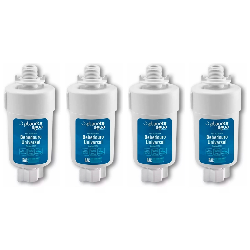 Kit 4 Refil Bebedouro Universal Especial Redução De Cloro - Home Appliances