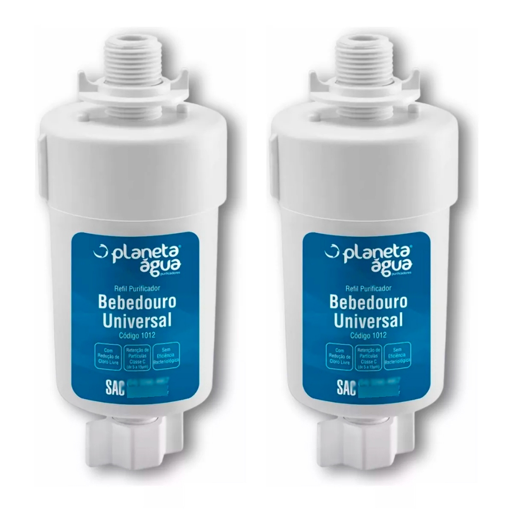 Kit 2 Refil Bebedouro Universal Redução De Cloro Especial - Home Appliances