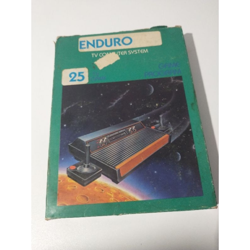 Cartucho Atari 2600 - Enduro Dactar na caixa