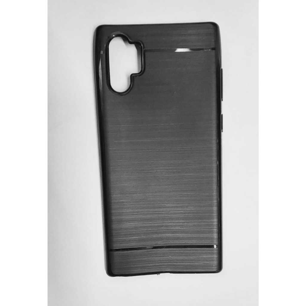 Capa capinha Emborrachada silicone preto fosco Samsung Galaxy Note 10 Plus sm-n975f/ds (tela 6.8) em Oferta na Shopee