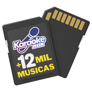 Cartão Com + De 12 Mil Músicas Compatível Com KaraokeBOX Profissional e Premium em Oferta na Shopee