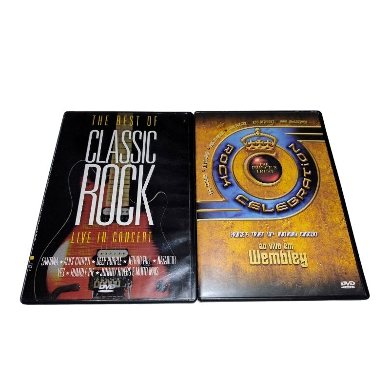 2 DVDs The Best Of Classic Rock Rock Celebration (Deep Purple, Nazareth, Doobie Brothers, Phil Collins, Tina Turner) — R$ 20,00 em Shopee