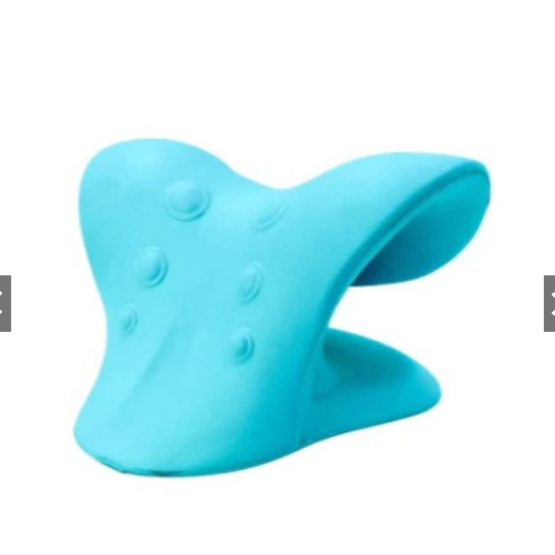 Relaxante para pescoço e ombro, dispositivo de tração cervical para alívio da dor e alinhamento da coluna cervical, travesseiro quiroprático