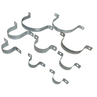 Abraçadeira Tipo U em Metal Para Tubos (Medidas 1/2 - 3/4 - 1", 2", 3", 4") C/ 100 e 50 Unidades em Oferta na Shopee