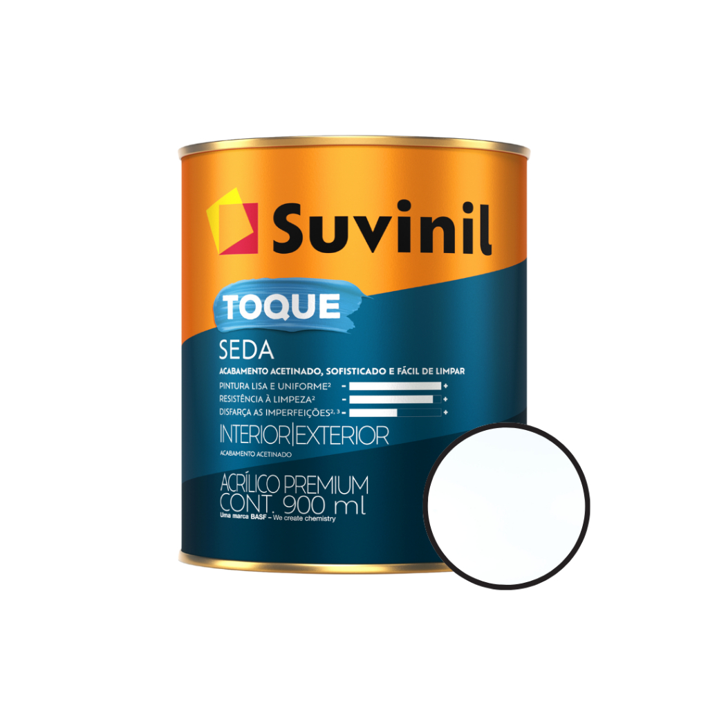 Tinta Acrílica Acetinado Branco Neve 900ml Toque Seda Acabamento Seda Alto Padrão Suvinil em Oferta na Shopee