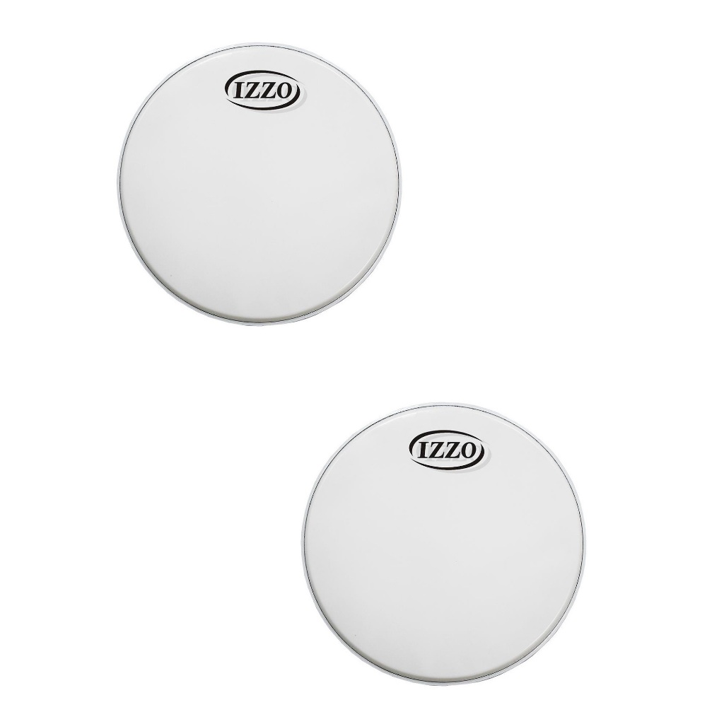 kit 2 pele leitosa grossa p2 Nylon 22 Polegada para bumbo surdo Izzo