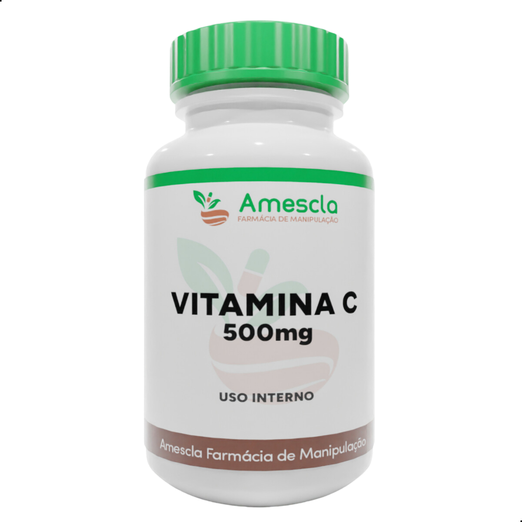 Vitamina C 500mg Com 60 Cápsulas ou 120 Cápsulas em Oferta na Shopee