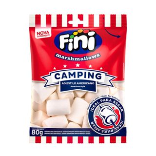 Marshmallows Camping Estilo Americano 80g Fini em Oferta na Shopee