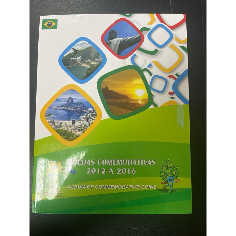 Álbum das Olimpíadas 2012 á2016 moedas comemorativas