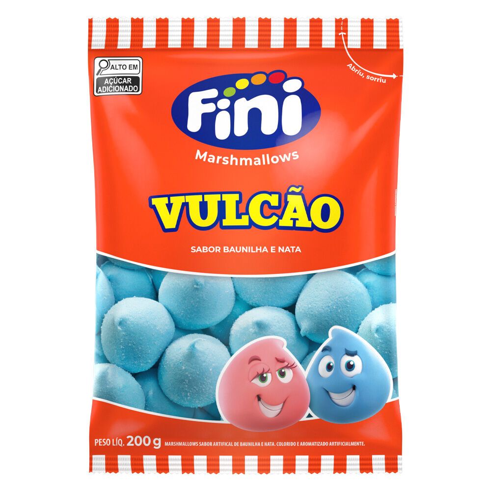Marshmallows Vulcão Azul 200g Fini