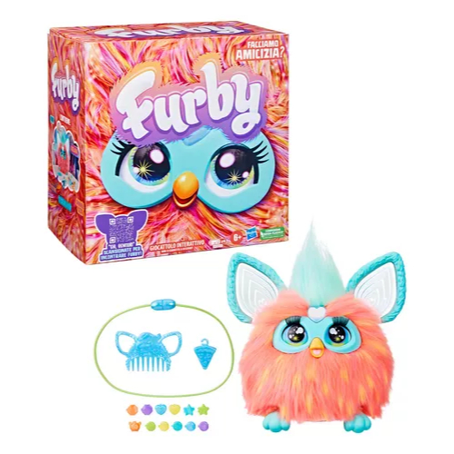 Brinquedo Furby Interativo Coral Com Luz E Som - Hasbro F6744 em Oferta na Shopee