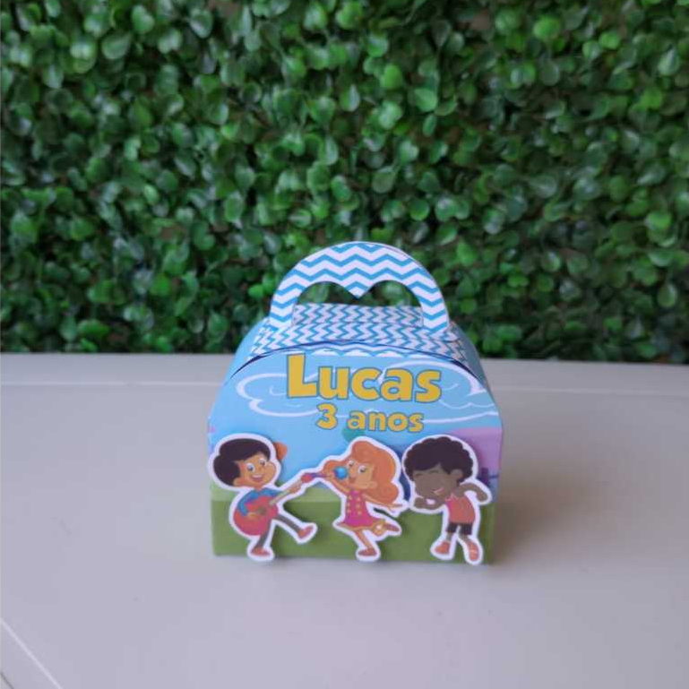 Caixa Maletinha 3 Palavrinhas | Personalizados | Lembrancinhas | Festa infantil | Aniversário