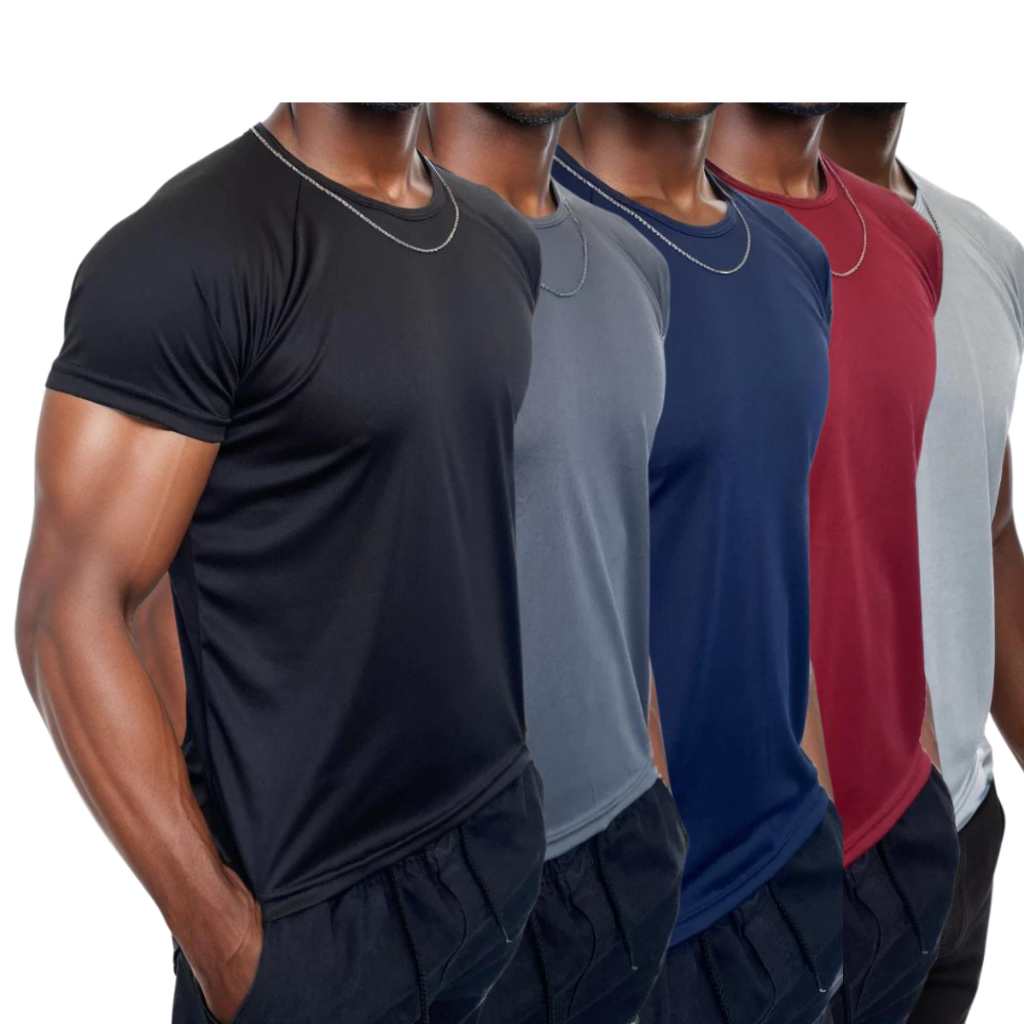 Kit 3 Camisetas Masculina Dry Fit Proteção Solar UV50 Térmica Anti Suor Academia Treino Cores Sortidas Promo