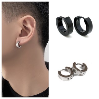 Brinco De Argola Masculino e Feminino Articulada Aço Inox