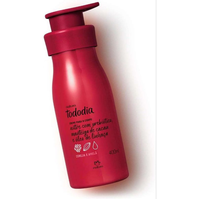 Creme Hidratante Natura Tododia Cereja e Avelã 400 ml