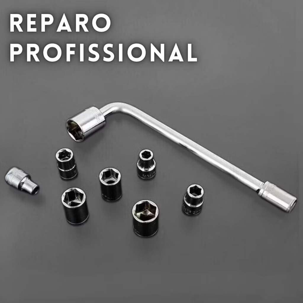 KIT10 Ferramentas c/10 Peças Chave L Soquete De Boca com Estojo em Oferta na Shopee