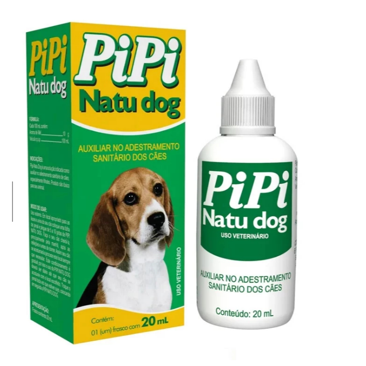 Adestrador Educador Sanitário para Cães Especialmente Filhotes Pipi Natu Dog 20ml