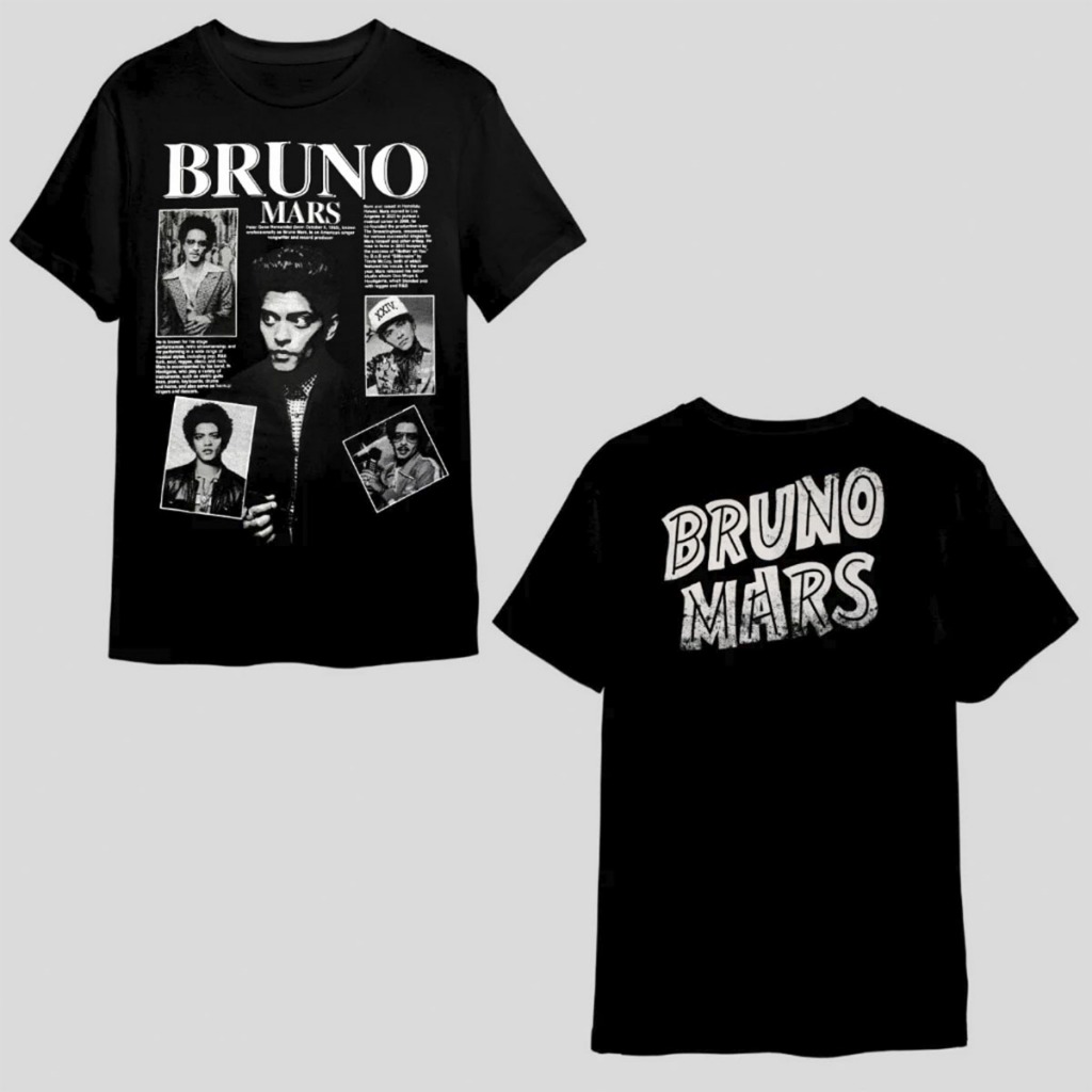 Camiseta Bruno Mars Modelo Exclusivo Camisa Feminina E Masculina