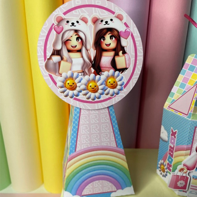 CAIXA PIRAMIDE ROBLOX/ LEMBRANCINHA DE ANIVERSARIO INFANTIL CAIXINHAS PERSONALIZADAS