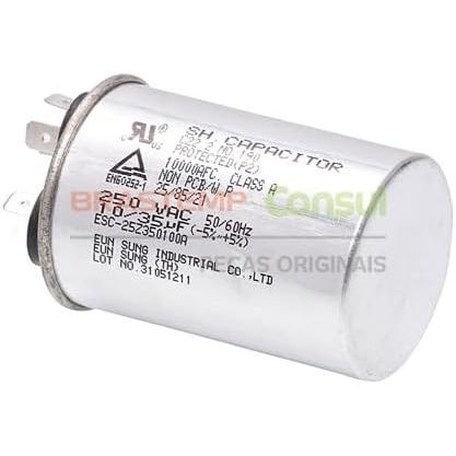 Capacitor Duplo 35uF/10uF para Ar Condicionado Janela Consul - 326066258