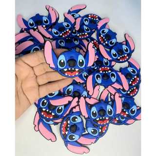 Aplique Emborrachad  1 Stitch  Gigante 8 CM  e  Pequenos KIT 5/10 UNIDADES