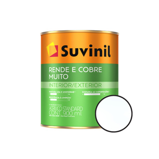 Tinta Econômica Alto Rendimento 900ml Acrílica Parede Fosca Rende e Cobre Muito Branco Suvinil em Oferta na Shopee