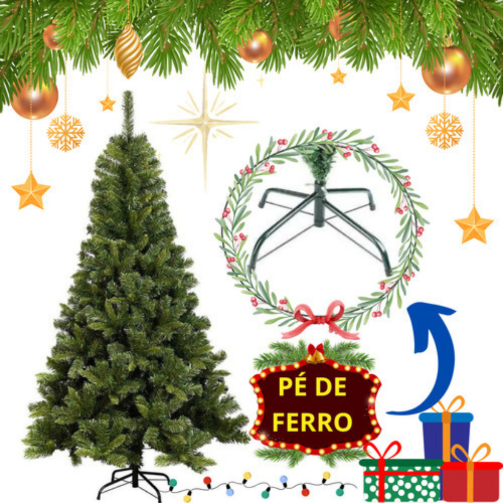 Árvore De Natal 240cm 1400  Galhos Sodalita Verde Wincy
