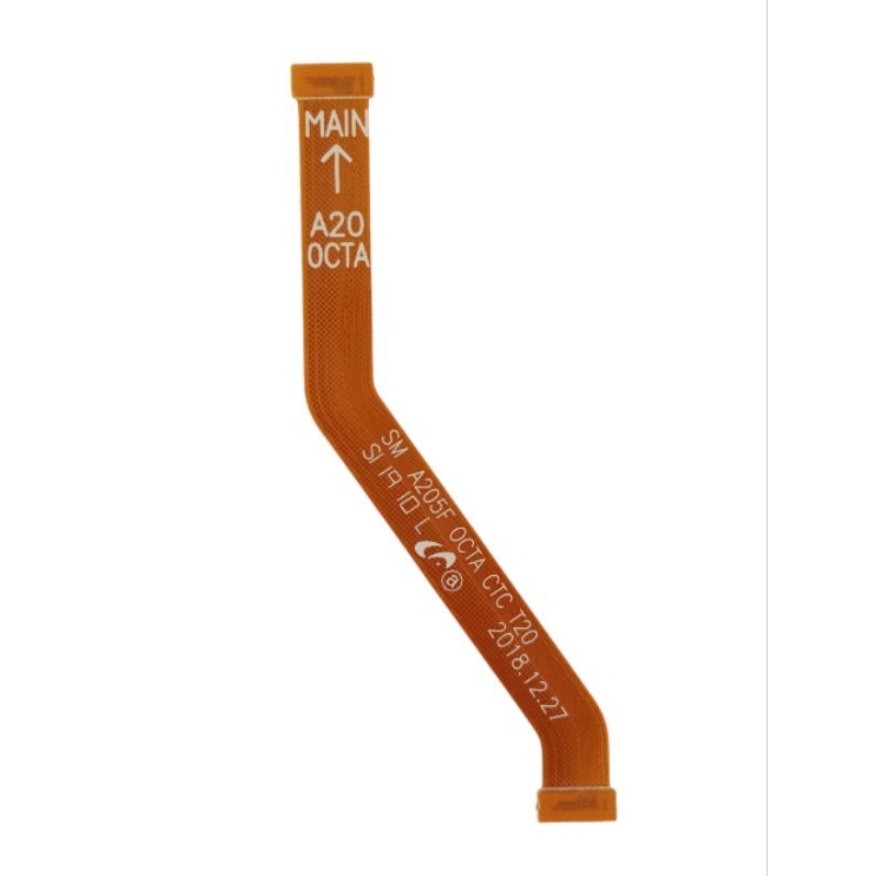Cabo Flex Flat Liga Lcd A Placa Mãe Para Galaxy A20S A205