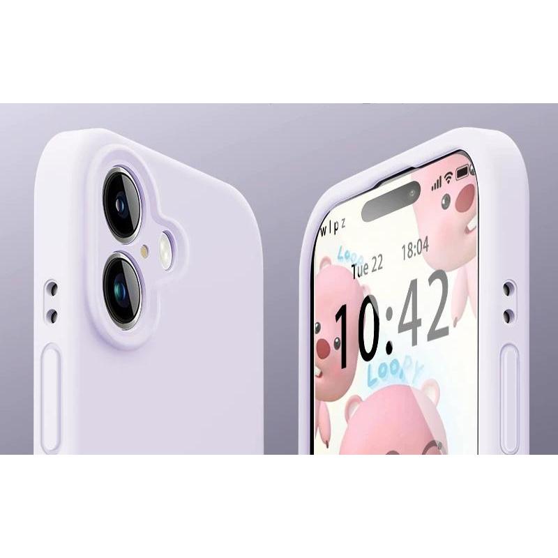 Capinha aveludada fechada na câmera para IPhone 16 /16 pro max em Oferta na Shopee