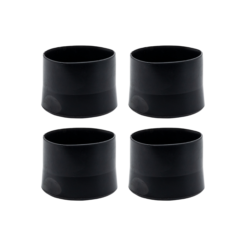 4 Unidades Ponteira Protetora Pvc Pé De Cadeira Redonda 1 1/2  38mm