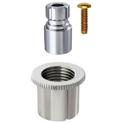 Prolongador de Registro 10mm Cromado - Resistente à Ferrugem, Instalação Versátil, Estria Deca CÓD 3062