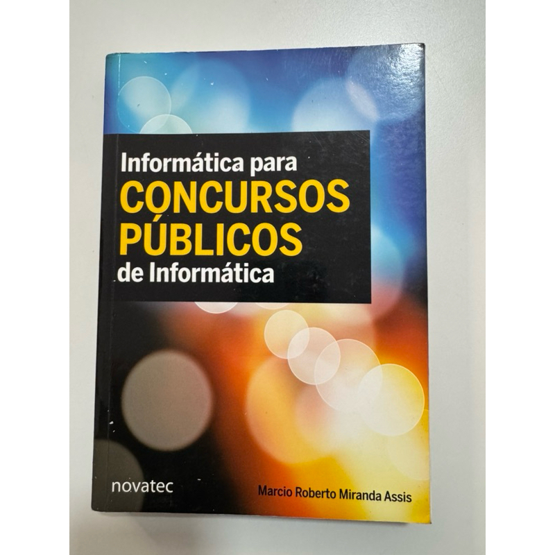 Livro Informática para concursos públicos de informática.
