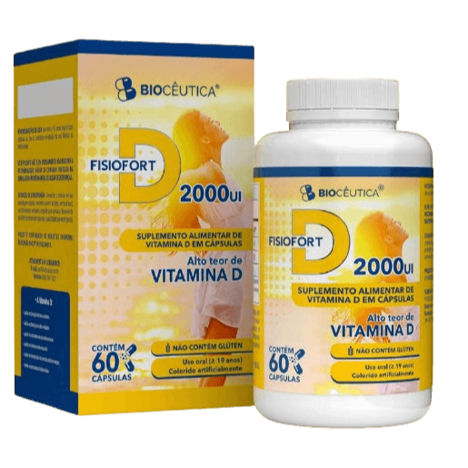 Fisiofort D - Vitamina D 60 Cápsulas - Biocêutica