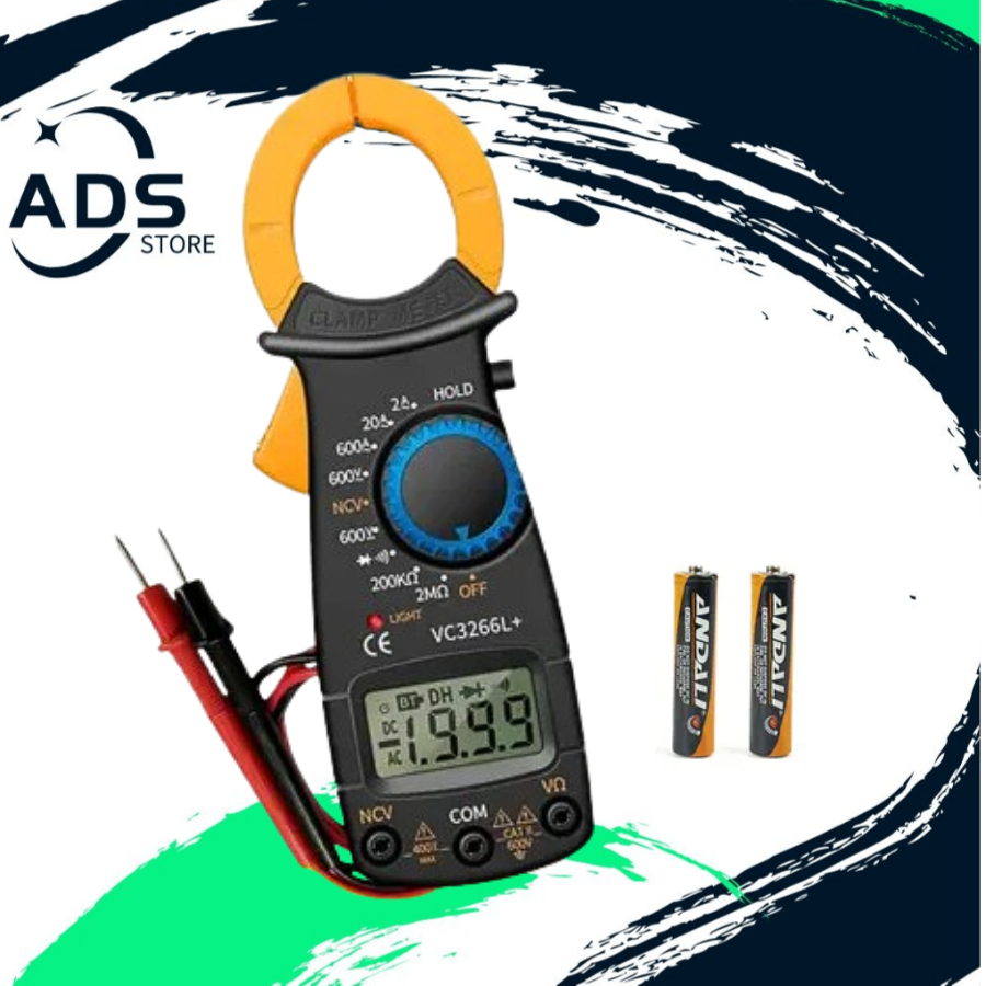 Alicate amperímetro LCD 3 1/2 dígitos MD-Y400/MT87 Tensão - Corrente - Resistência Alicate Amperímetro Voltímetro Digital Com Bateria Inclusa