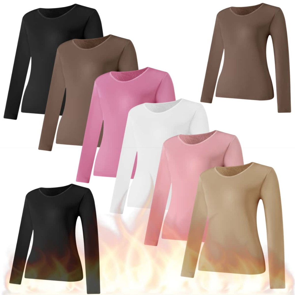 Blusa Termica  feminina Segunda Pele Térmica Manga Longa com Proteção LMNY02