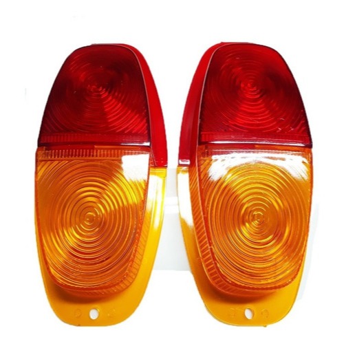 Lente Lanterna Parachoque Canoinha Bicolor Gf0017bic Par