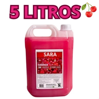Sabonete Líquido Perolizado Frutas Vermelhas Sara - 5 litros