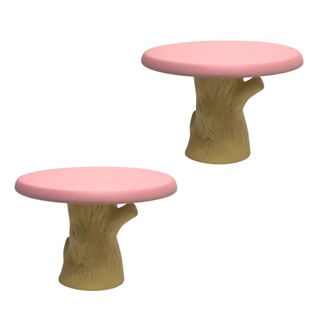 Kit 2 Boleiras Árvores Pequenas em cerâmica decoração festas diversas cores em Oferta na Shopee