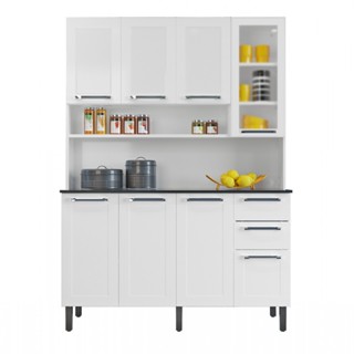 Cozinha Compacta Itatiaia Florença 140 em Aço 8 Portas 2 Gavetas em Oferta na Shopee