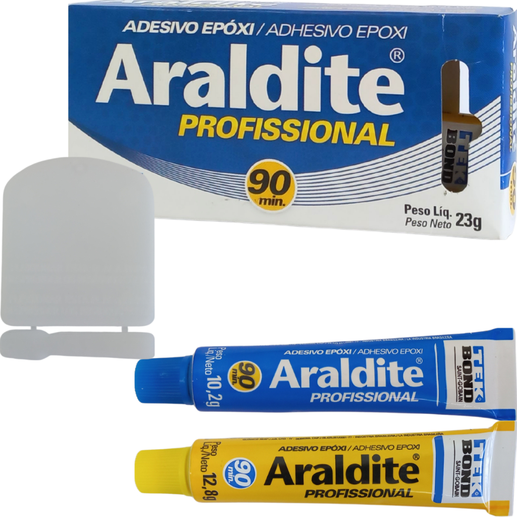 Cola Epóxi Araldite Profissional 90 minutos Tek Bond